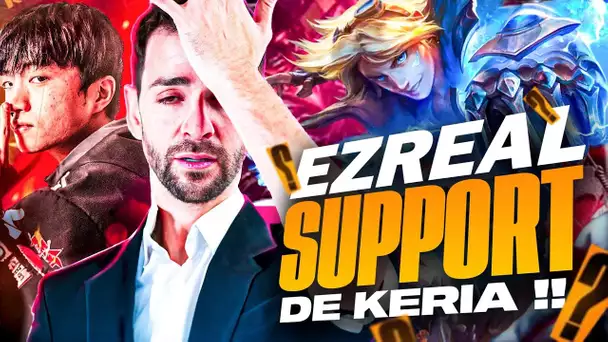 KERIA SORT EZREAL SUPPORT en PRO ! MASTERCLASS ou FLOP? (T1 vs FOX)