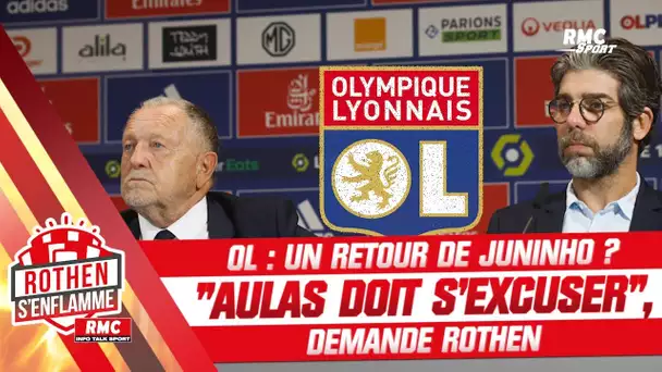 OL : Un retour de Juninho ? "Il faudrait qu'Aulas s'excuse", demande Rothen