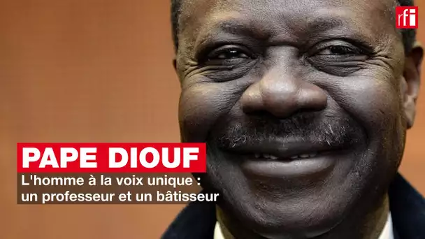 Pape Diouf, l'homme à la voix unique : un professeur et un bâtisseur