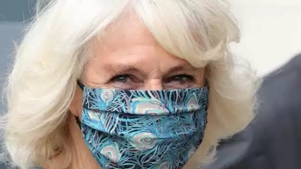 PHOTOS #8211; Camilla Parker Bowles glamour pour sa première sortie avec un masque