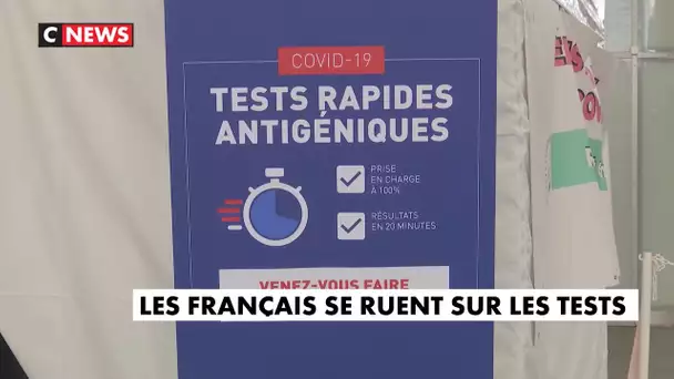 Vacances de Noël : les Français se ruent sur les tests