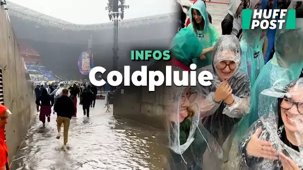 Le concert de Coldplay à Lyon s’est transformé en pataugeoire à cause de fortes pluies