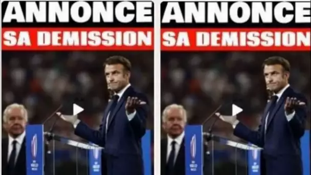 Une vidéo parodique générée par l'IA devient virale au Niger : Macron  annonce sa démission !"