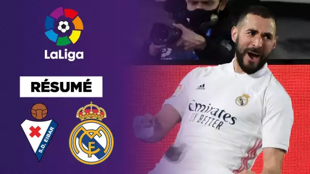 Résumé : Benzema, homme fort du Real Madrid contre Eibar !