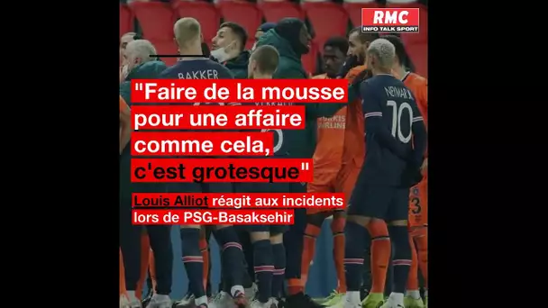 Racisme lors de PSG-Basaksehir: "Grotesque", selon Louis Alliot