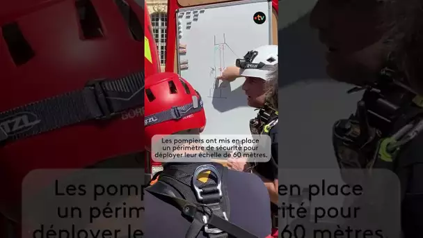Intervention spectaculaire des pompiers à Bordeaux