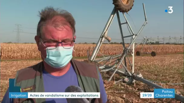 Deux-Sèvres : du matériel d'irrigation vandalisé à Aigondigné