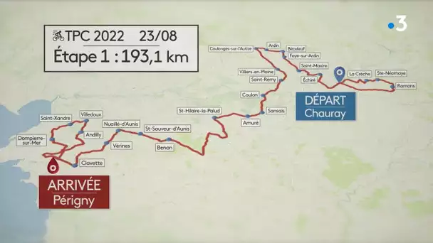 Tour Poitou-Charentes - Parcours Etape 1