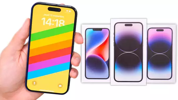 iPhone 14 et 14 Pro : Je les déballe en avant-première !