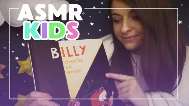 ASMR POUR ENFANT 🐻 LECTURE CHUCHOTÉE - Billy cherche un trésor