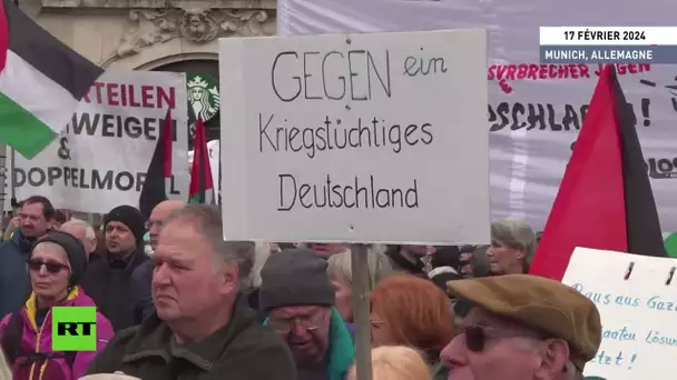 🇩🇪  Allemagne : manifestation massive contre l'OTAN à Munich