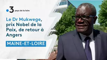 Le Dr Denis Mukwege, prix Nobel, de retour à Angers où il a fait ses études de médecine