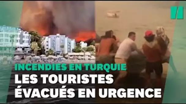 En Turquie, des touristes évacués en urgence à cause des incendies