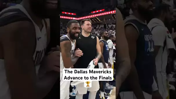 The Dallas Mavericks ADVANCE to the #NBAFinals presented by YouTube Tv! 🏆🚨|#Shorts