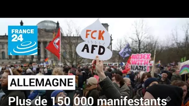 En Allemagne, de nouvelles manifestations d'ampleur contre l'extrême droite • FRANCE 24