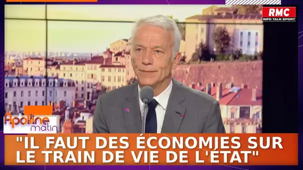 "Il faut que les économies soient trouvées sur le train de vie de l'État" affirme Patrick Martin