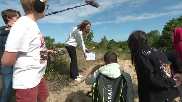 Quend (80) : Pendant leurs vacances, ils réalisent un court-métrage sur la côte picarde.