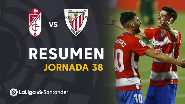 Resumen de Granada CF vs Athletic Club (4-0)