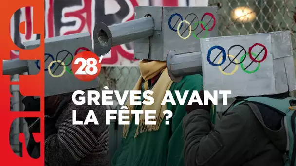 SNCF, RATP, éboueurs… : chantage à la grève ou mérite olympique ? - 28 Minutes - ARTE
