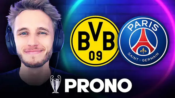 🏆 MON PRONO POUR DORTMUND – PSG !!!