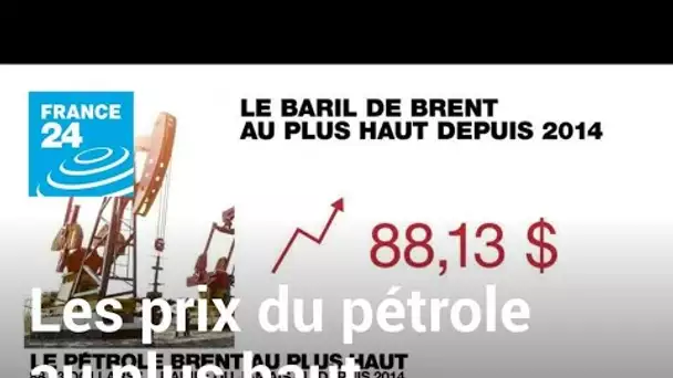Les prix du pétrole Brent et WTI au plus haut : 88,13 dollars le baril, du jamais vu depuis 2014
