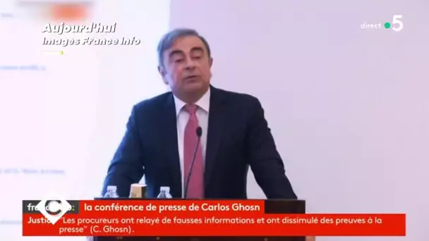 Carlos Ghosn s’explique - C à Vous - 08/01/2020