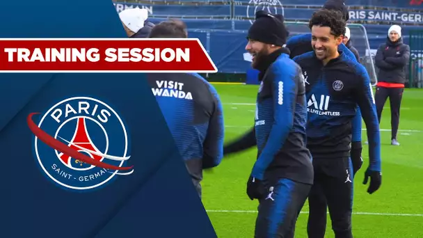 TRAINING SESSION: DIJON vs PARIS SAINT-GERMAIN with Neymar JR, Marquinhos & Thiago Silva