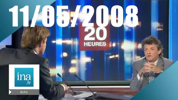 20h France 2 du 11 mai 2008 -Série d'accidents de la route en France | Archive INA