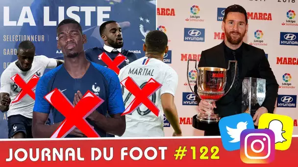 Pogba, Martial, Lacazette, Mendy... Tous forfaits ! Messi et Ibrahimovic récompensés