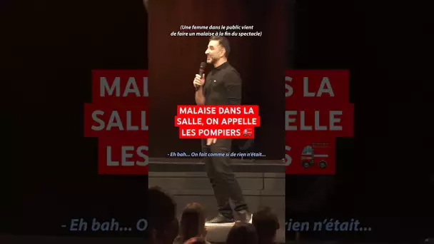 Malaise dans la salle, on appelle les pompiers 🚒 #humour #pourtoi #standup