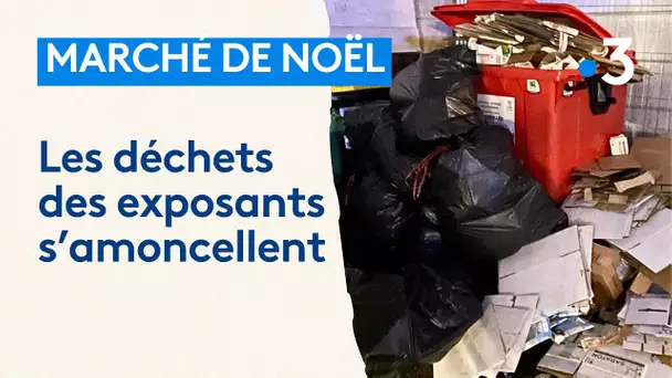 La ville de Strasbourg ne sait plus quoi faire des déchets des exposants du marché de Noël