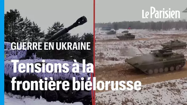 À la frontière biélorusse, Ukraine et Russie montrent qu’ils se préparent au combat