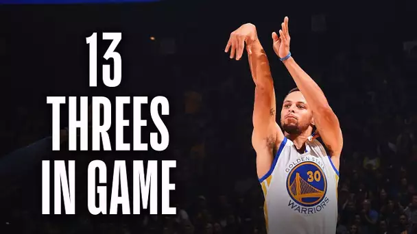 When Steph Set The All-Time 3-Point Record in a Game 👀 | NBA Throwback