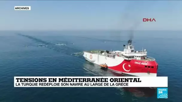 Tensions en Méditerranée orientale : la Turquie redéploie son navire au large de la Grèce