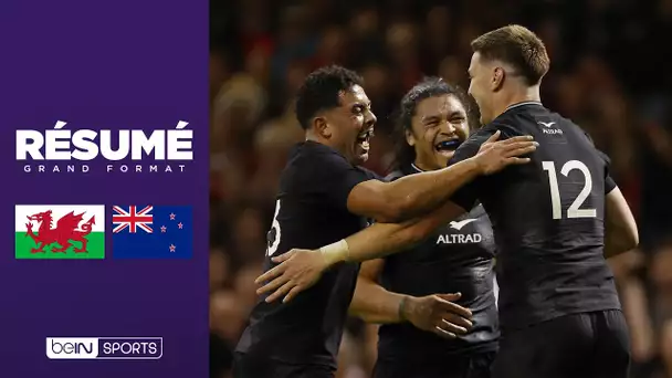 🏉 Résumé - Rugby test-match : La Nouvelle-Zélande trop forte pour le pays de Galles