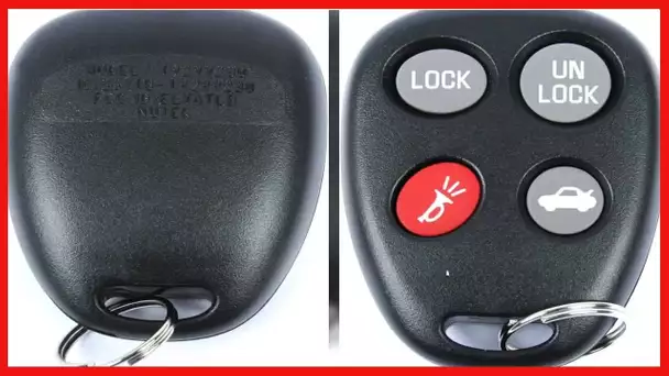 GM Genuine Parts 19299230 4 Button Keyless Entry Remote Key Fob