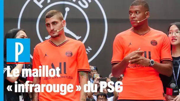 Mbappé et Verratti présentent  le nouveau maillot du PSG à la couleur inédite