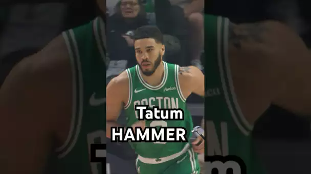 Tatum gets downhill after the nifty handle!