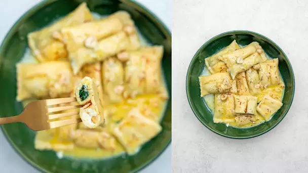 Recette gourmande - Ravioli Bi-gout, beurre blanc au safran