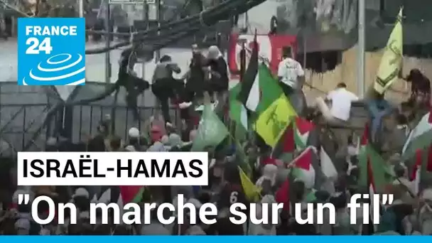 Guerre Hamas-Israël : "on marche sur un fil" • FRANCE 24