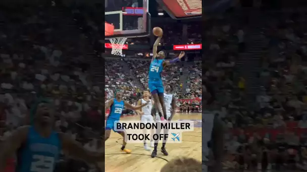 Brandon Miller with the HUGE SLAM off the Steal! 🔥 | #Shorts