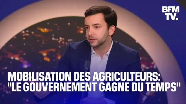 Mobilisation des agriculteurs: l'interview de Jean-Philippe Tanguy (RN) en intégralité