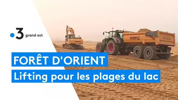 Les plages du lac de la forêt d'Orient se préparent pour l'été