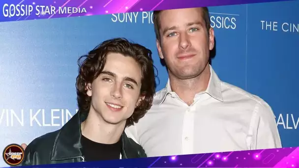 Armie Hammer accusé de viol et cannibalisme, Timothée Chalamet réagit pour la première fois