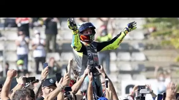 Moto GP : Valentino Rossi raccroche à 42 ans sur une 10e place pour son dernier Grand Prix