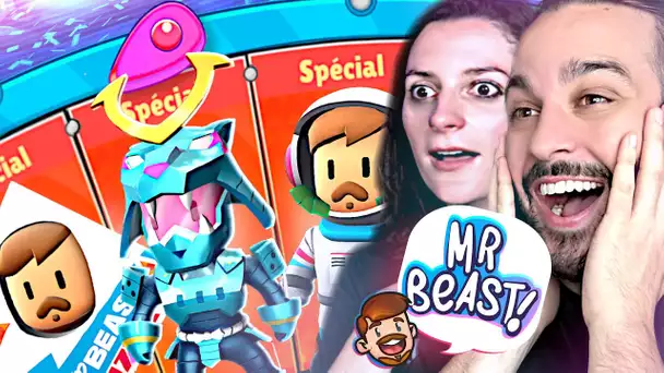 MEGA PACK OPENING MR BEAST SUR STUMBLE GUYS !