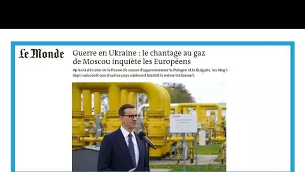 Guerre en Ukraine : le chantage au gaz de Moscou inquiète les Européens • FRANCE 24