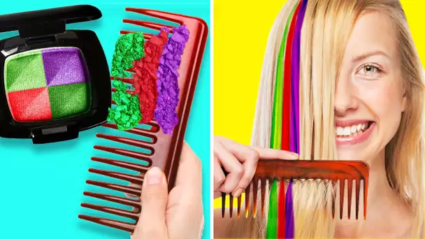 32 ASTUCES BRILLANTES POUR LES CHEVEUX QUE TU PEUX ESSAYER À LA MAISON