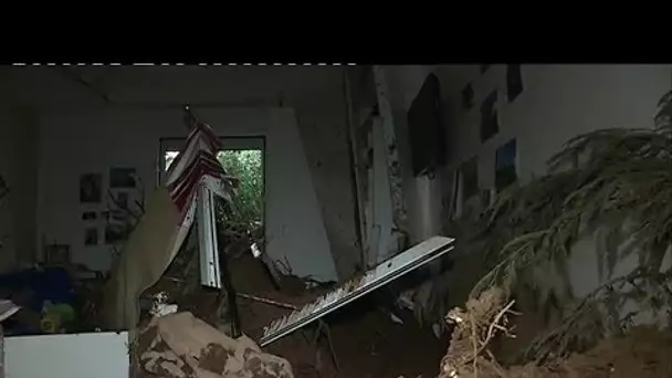 Pegomas : des chambres d'un Epadh dévastées par une coulée de boue