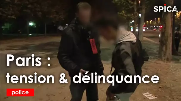 Tension & délinquance sur les Champs-Elysées / Paris